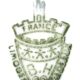 Ashtray / Flower pot in BH Limoges porcelain