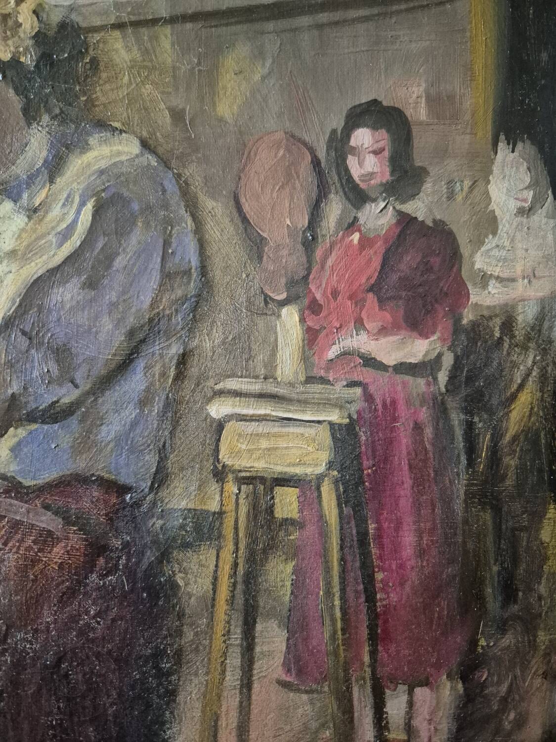 The sculpture workshop by Ossip Lubitch