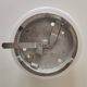 White opaline half-sphere wall light