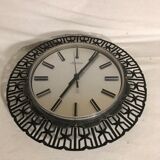 Old clock Richter quartz metal openwork 70s vintage