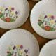 Hutschenreuther dessert plates with floral decoration