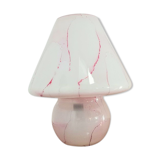 Opaline mushroom lamp