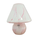 Opaline mushroom lamp