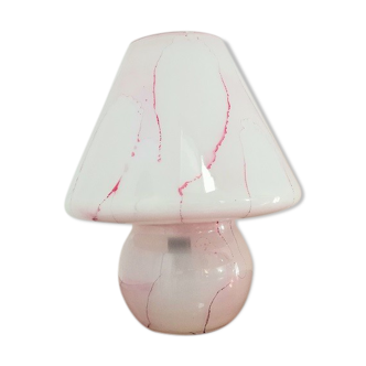 Opaline mushroom lamp