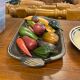 Plateau de fruits en bois