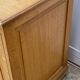 2-door storage unit in oak and oak veneer 50