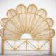 Rattan headboard