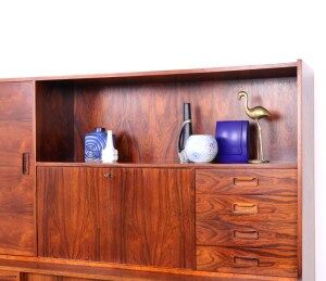 Vintage Dutch design sideboard with asymmetrical layout, 1960s