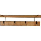 Vintage Scandinavian teak coat rack