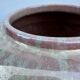 Iridescent Charolles earthenware round vase from the 1980s.