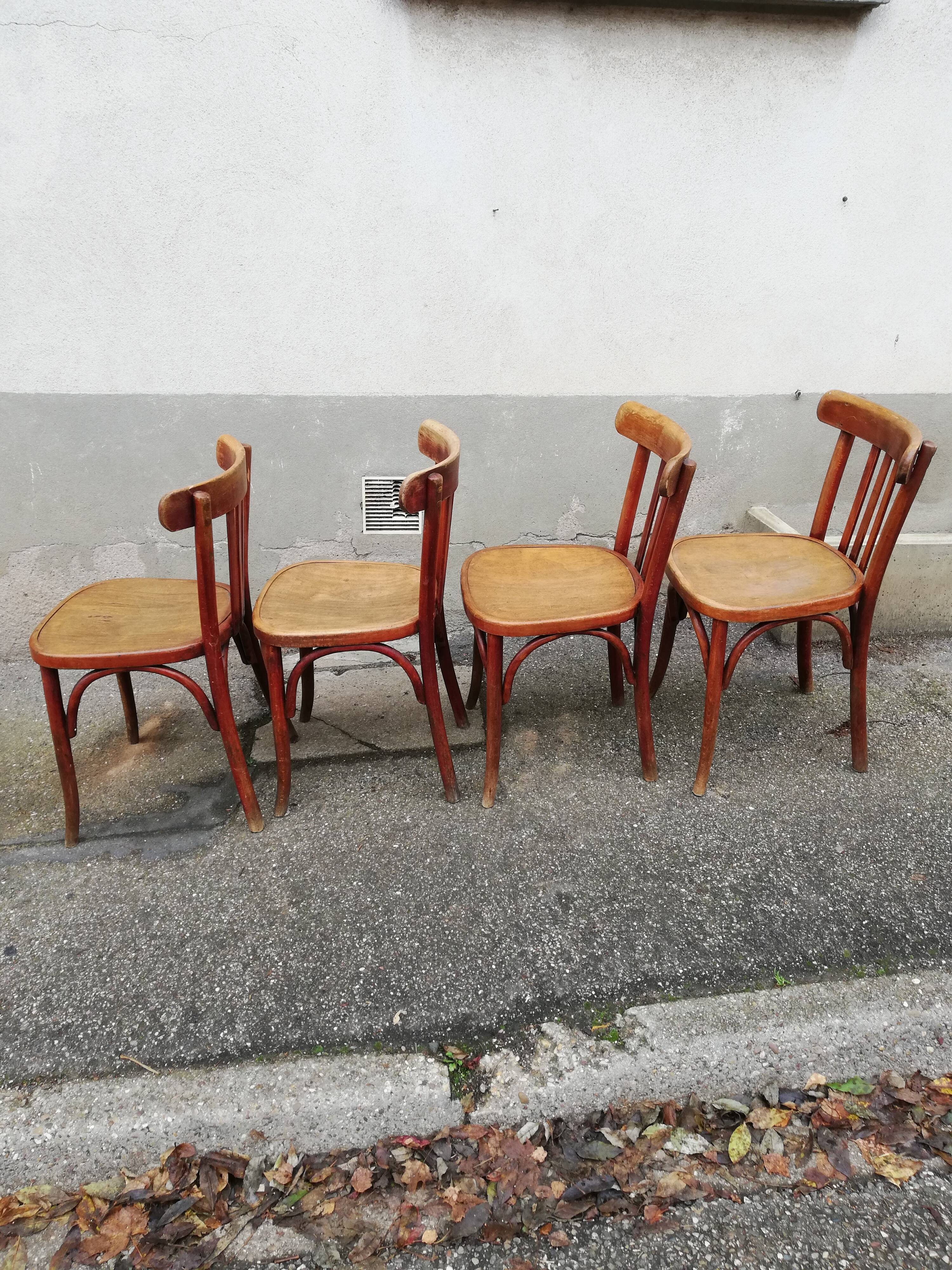 Set of 4 Fischel bistro chairs