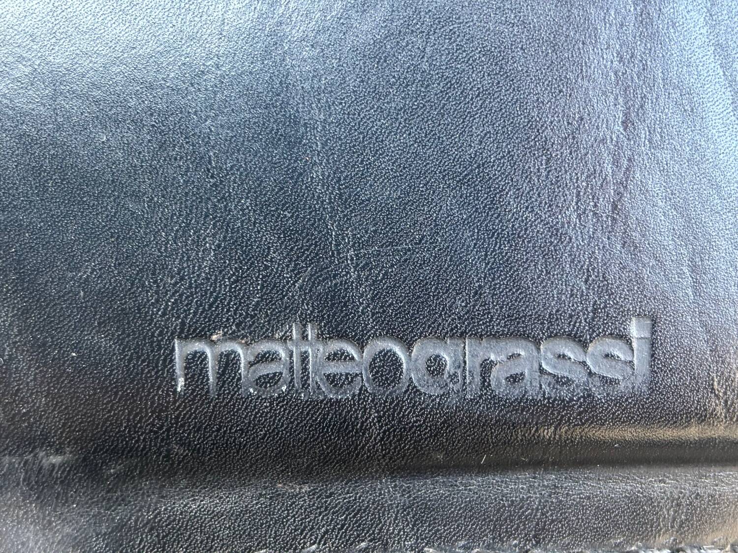 Set of 6 Matteo Grassi leather chairs