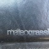 Set of 6 Matteo Grassi leather chairs