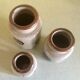 Series of sandstone pots