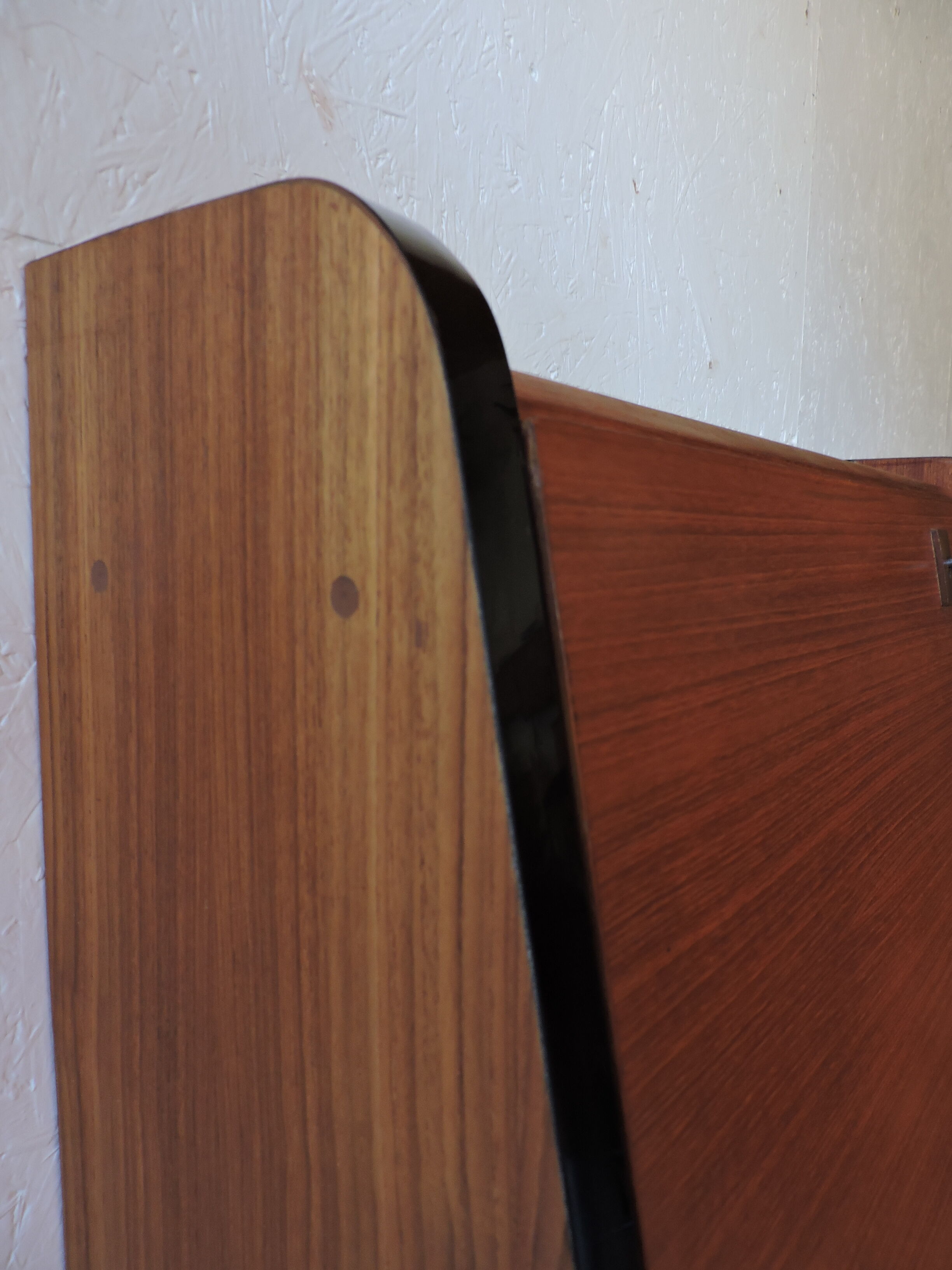 Teak wall-mounted secretary from the 50s / 60s