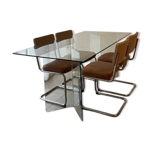 Table à manger design - 80s