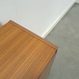 Formica kastje met lades vintage, ladekast