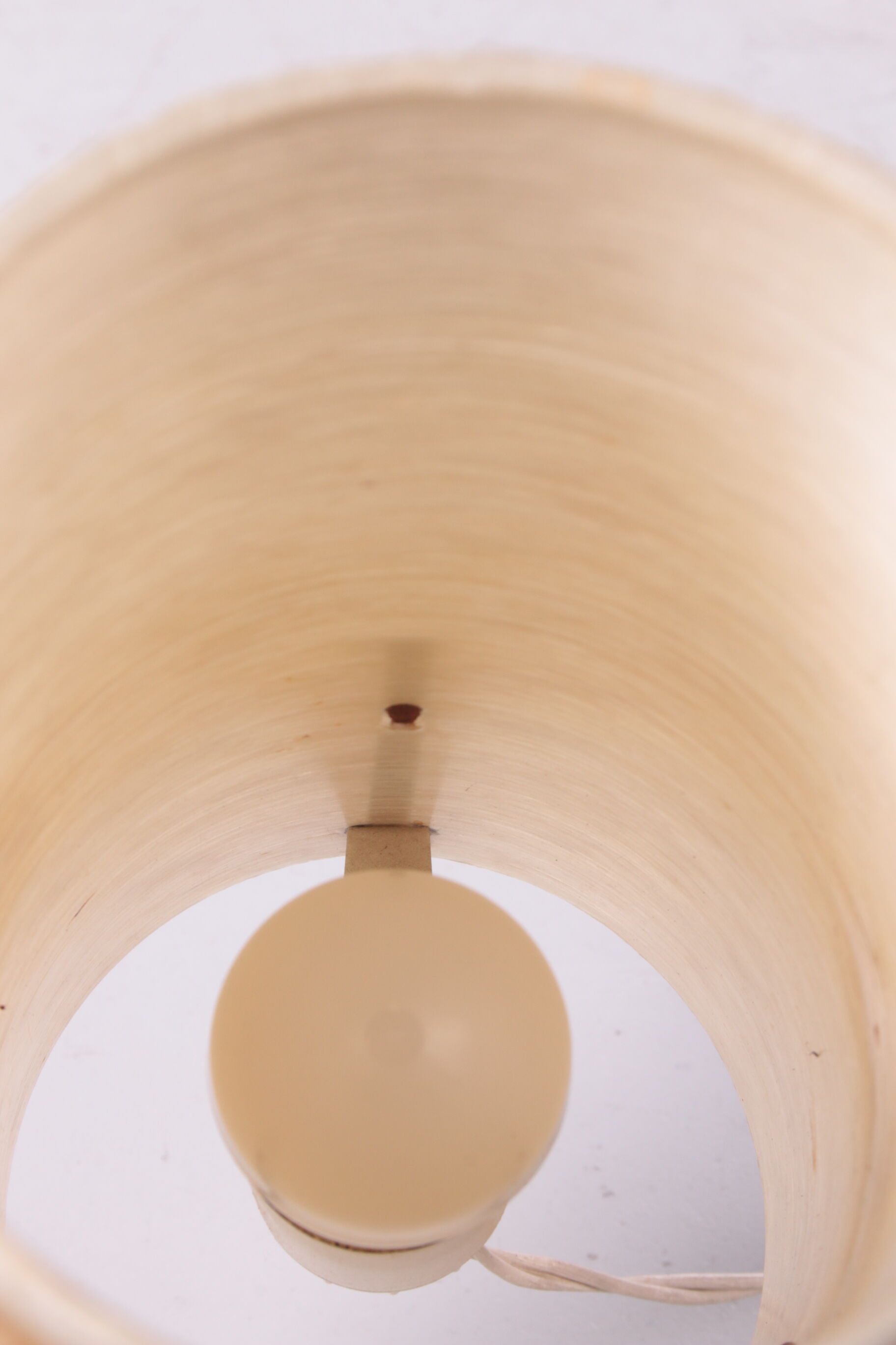 Vintage Spun Fiberglass Retro Mini Rocket Table Lamp, 1960