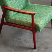 Pair of green armchairs by Jiri Jiroutek for Interier Praha 1960