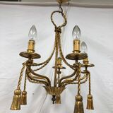 Golden chandelier 1970