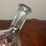 Baccarat-style cut crystal glass carafe