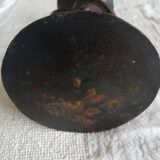 Rusty twisted candle holder for round candles