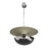 1930s Bauhaus Chrome Plated Chandelier by Anyz, Czechoslovakia