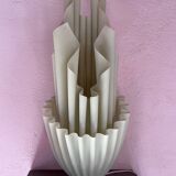 Georgia Jacob, Corolle Series Sculptural Modernist Handkerchief Lamp Base, 1980s-90s, French