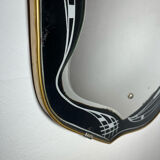 Decorative brass mirror