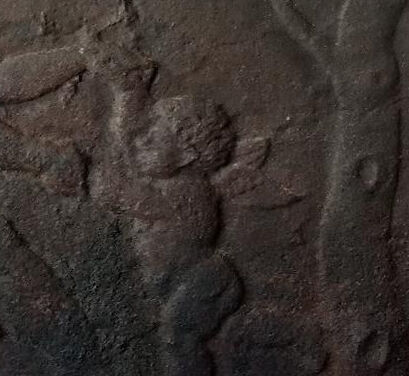 Cast iron chimney plate