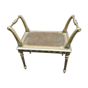 Banc doré de style louis