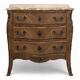 Commode de style Louis XV en marqueterie