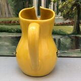 Vintage yellow carafe pitcher