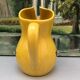 Vintage yellow carafe pitcher