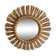 Miroir soleil doré vintage 51 cm