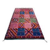 Tapis Kilim Berbère Taznakht fait main 213x116cm