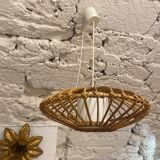 Vintage rattan pendant lamp