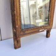 Miroir en bois doré et stuc, style Louis XVI, XIXème