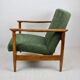 Green Olive GFM-142 Armchair attributed to Edmund Homa, 1970s