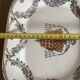 Plateau empty pocket ceramic house toussi short heraldic coat of arms