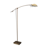 Vintage brass reader lamp, 1960