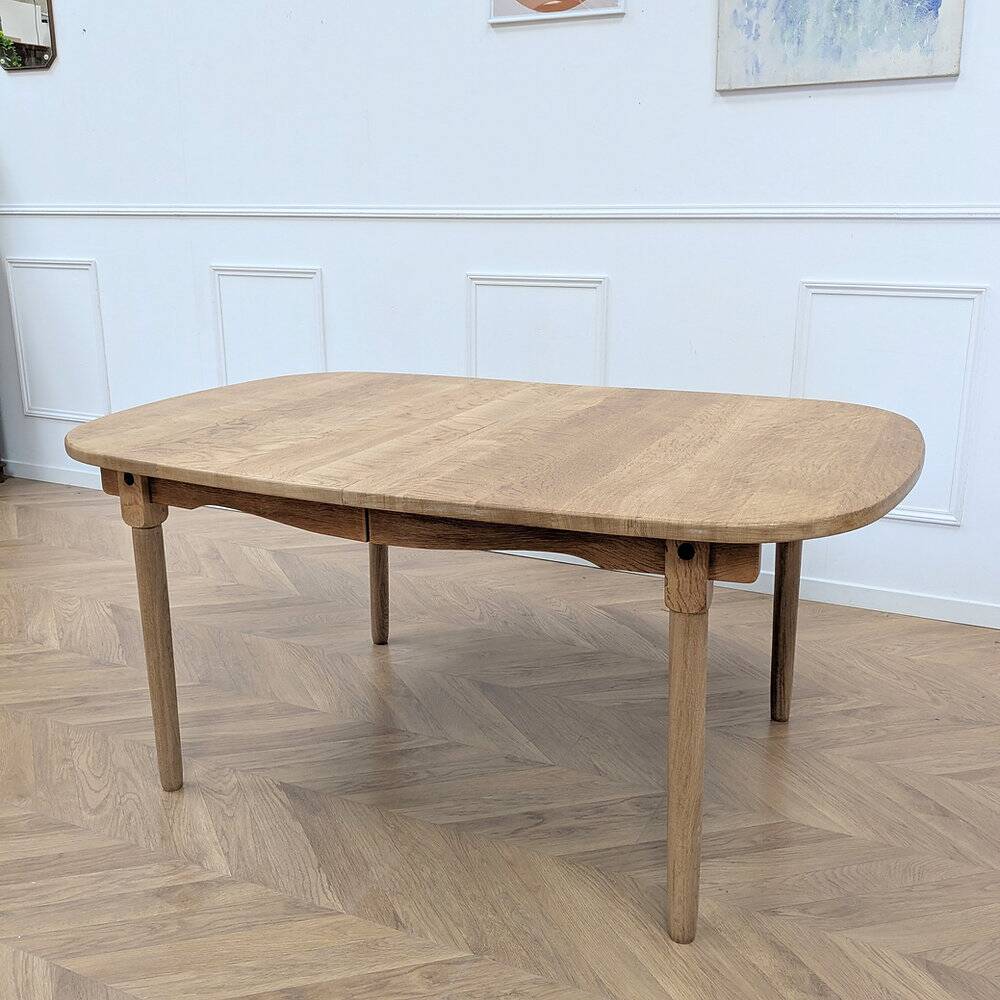 Vintage oak oval table