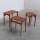Nesting tables in teak & oak by Svend Åge Madsen, 1960s