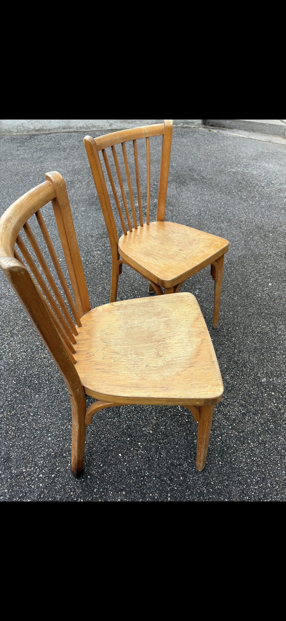2 bistro chairs Baumann
