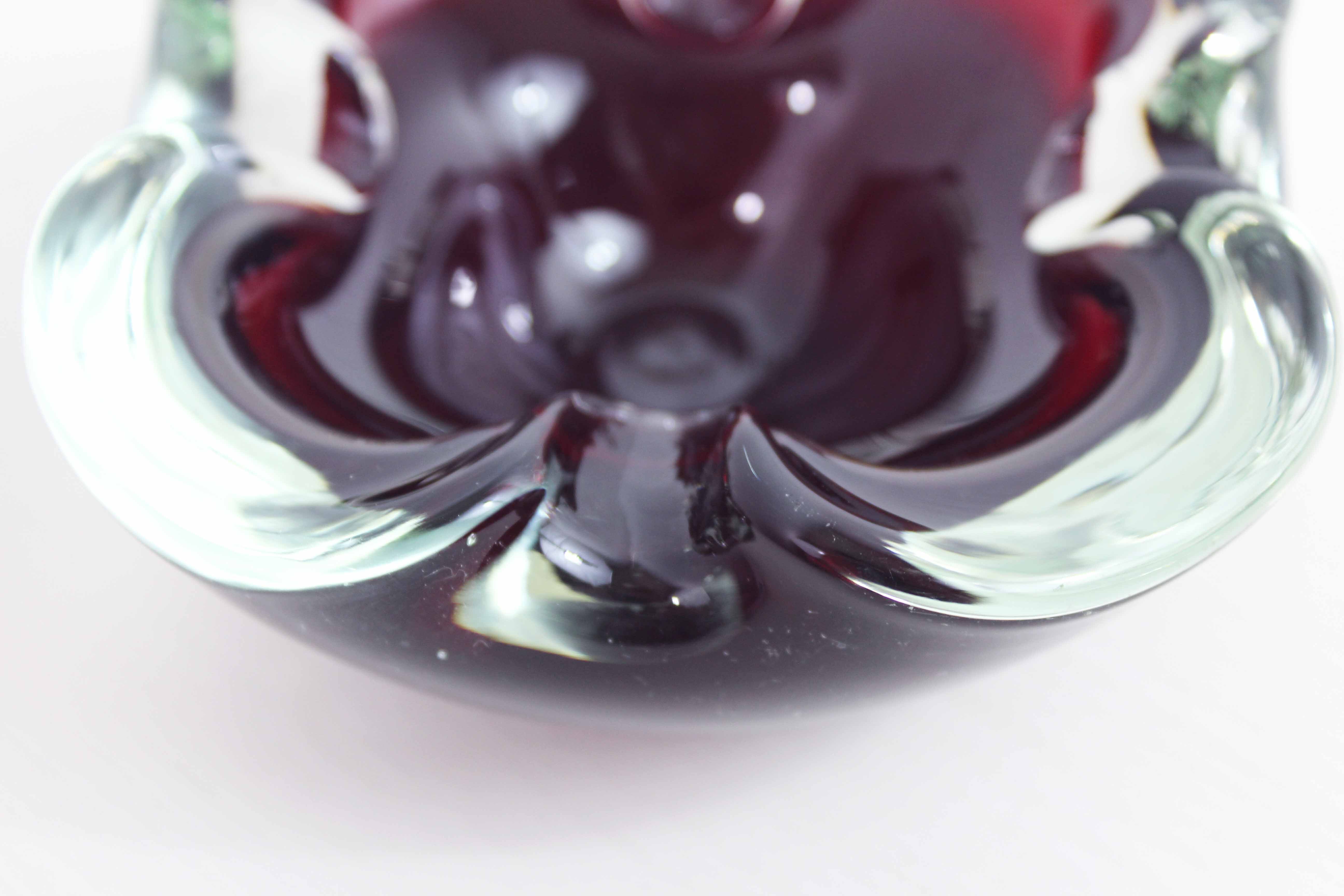 Murano glass ashtray