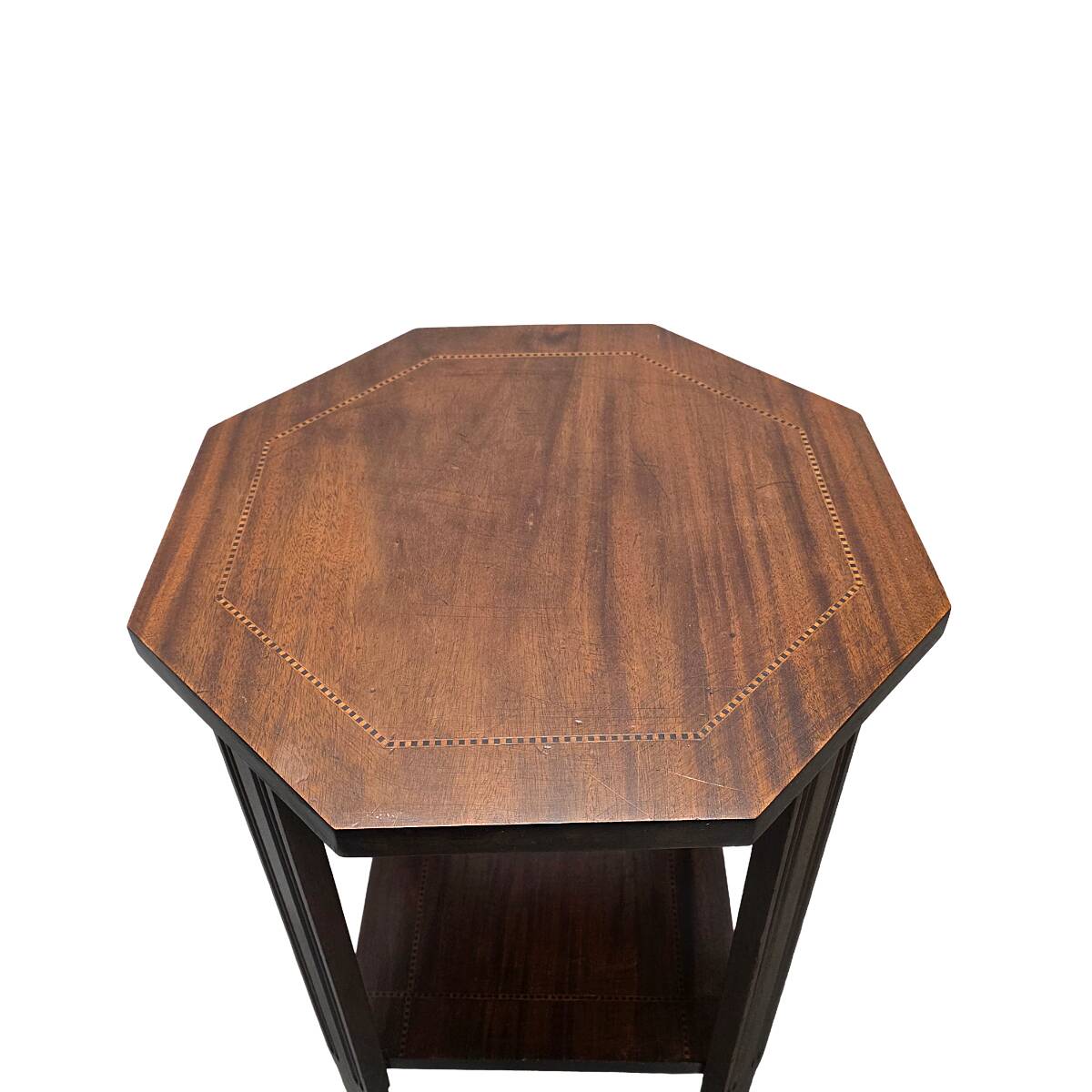 French Art Deco Mahogany Side Table, from around 1900