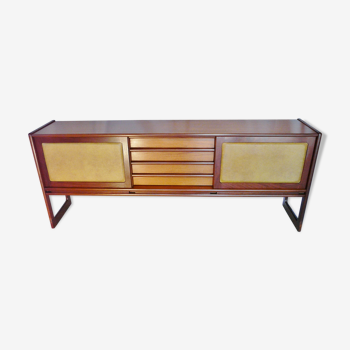 Scandinavian teak line sideboard