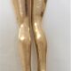 Massive brass anthropomorphic nutcracker vintage woman legs