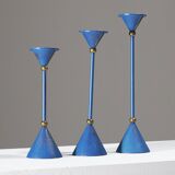 Memphis candleholder set, 1980s
