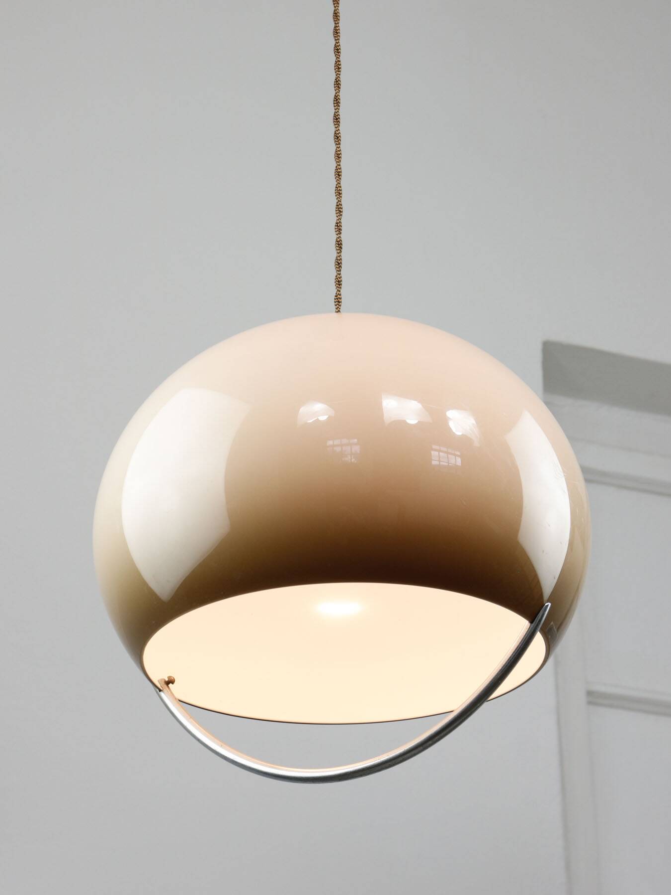 Suspension Space Age Jolly gris/marron de Guzzini